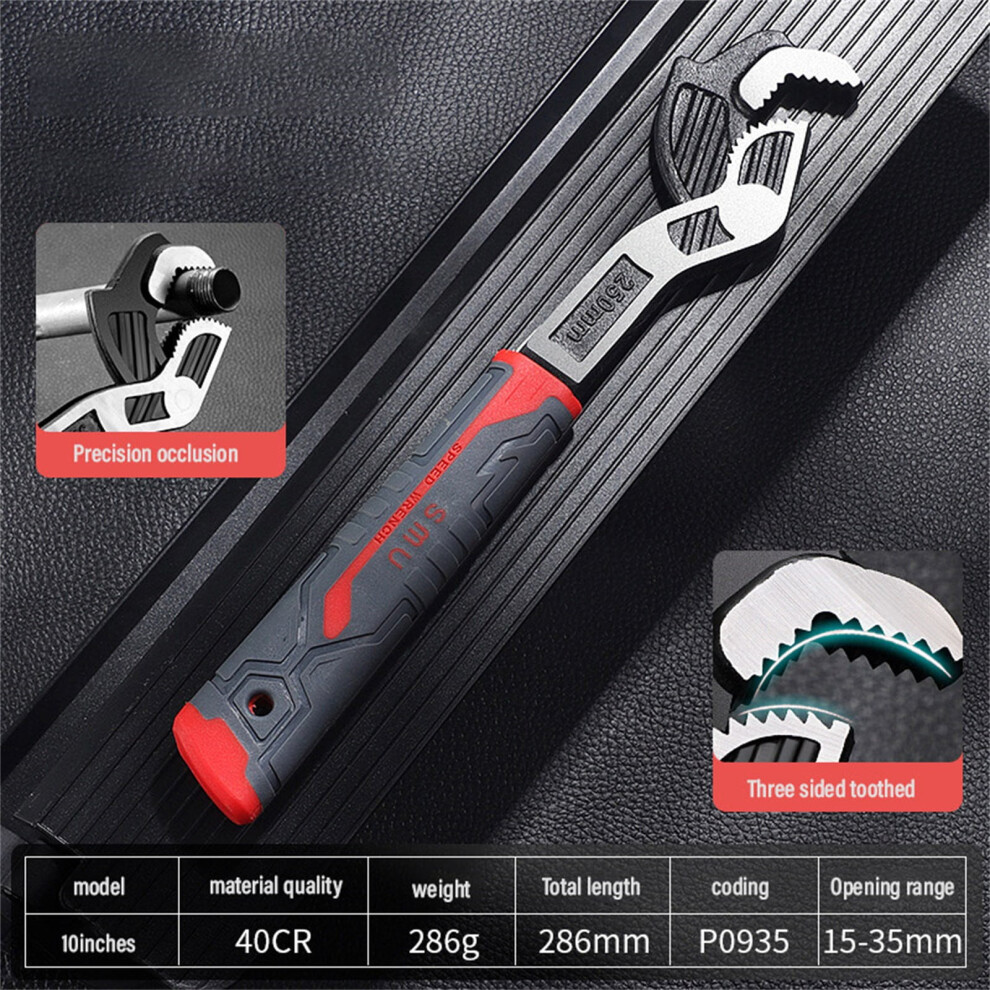 Industrial Grade Pipe Tool Â Adjustable Plumber's Vise, Quick-Grip Wrench, Multi-Function Repair Tool, Compatible With Universal Pipes 9496895162168