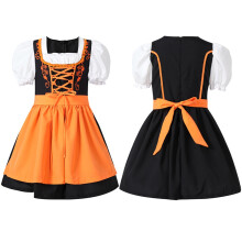 AWZXDE Girls' Multicolor Oktoberfest Skirt – Casual Party Wear for Kids & Toddlers, Compatible with Campus & Performance Events