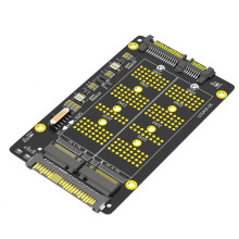 Scheda convertitore 2 in 1 per SSD M.2M Key NVMe PCIe NGFF a SFF-8639. Scheda adattatore per SSD 2280, 2260, 2242, 2230 Key B+M.