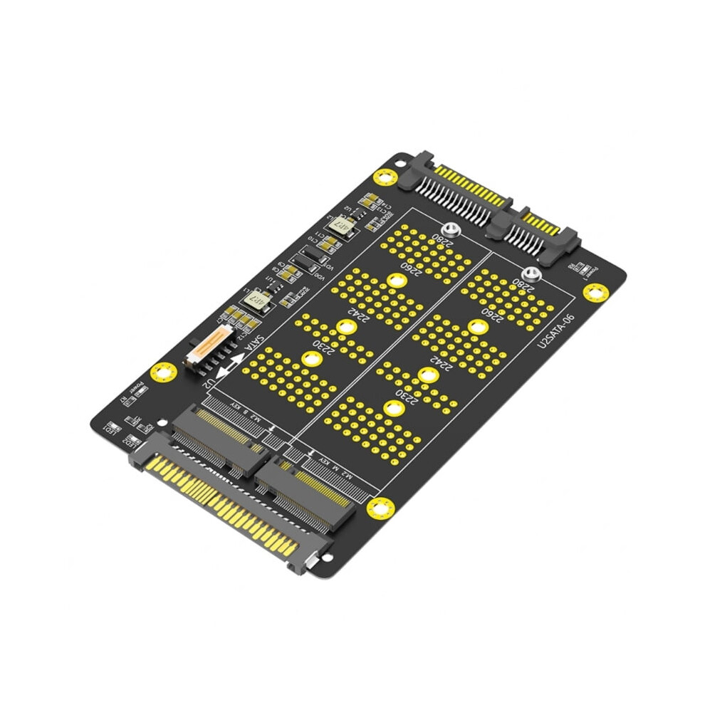 2 In 1 Converter Card For M.2 M Key Nvme Pcie Ngff Ssds To Sff-8639 Adapter Card For 2280 2260 2242 2230 Key B+M Ssds 9450273966199
