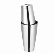 Cocktail Shaker, Stainless Steel, Mirror Finish, Professional Bartender Tool, Commercial Bar Restaurant Pub or Home Use | 800+600ml