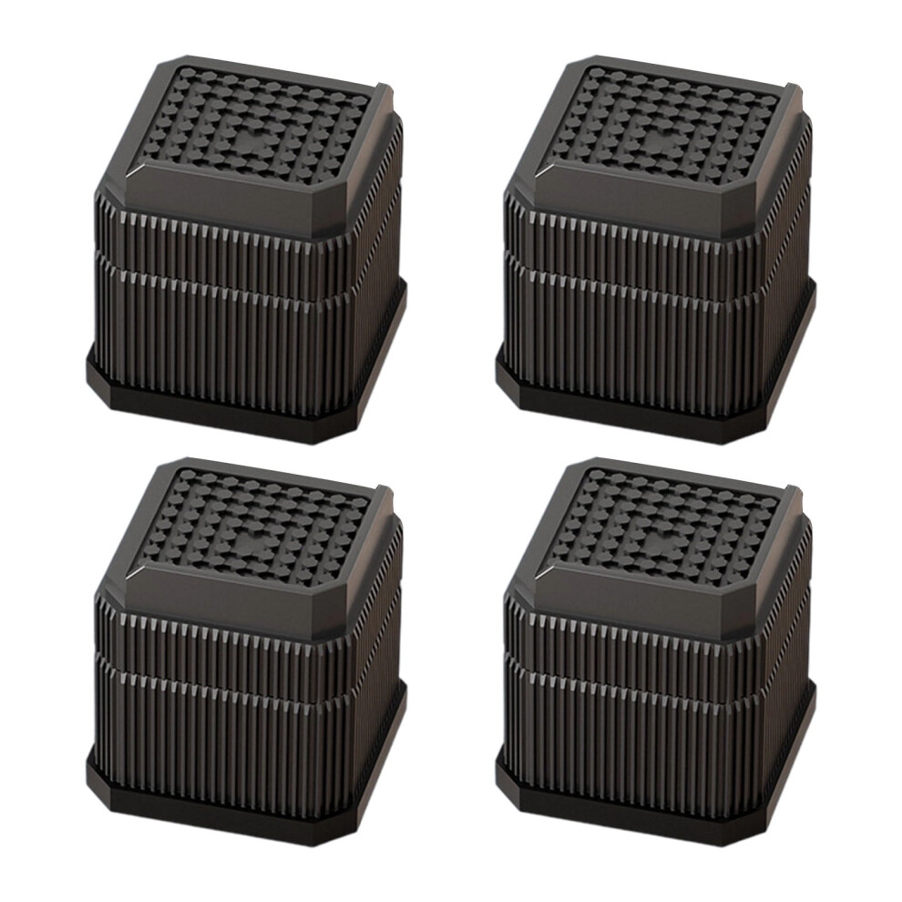 4Pack Furniture Leg Elevators Nonslip Moisture Resistant Sofa Chair Risers For Home Storage Solution 9450273964560