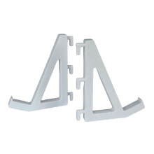 Plastic Pegboard Wall Mount Hook for Keyboards and Controllers for Gamers and Office for 40mm Spacing