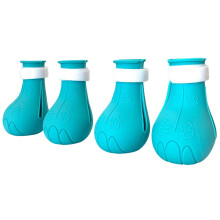 Cat Boots For Cats | Cat Shoes Scratch 4pc Silicone Protector Boots For Cats