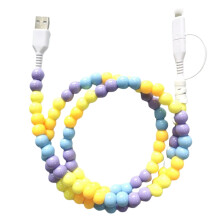 Beaded2In1Data: Uma experiência de carregamento e transmissão de dados única e elegante.