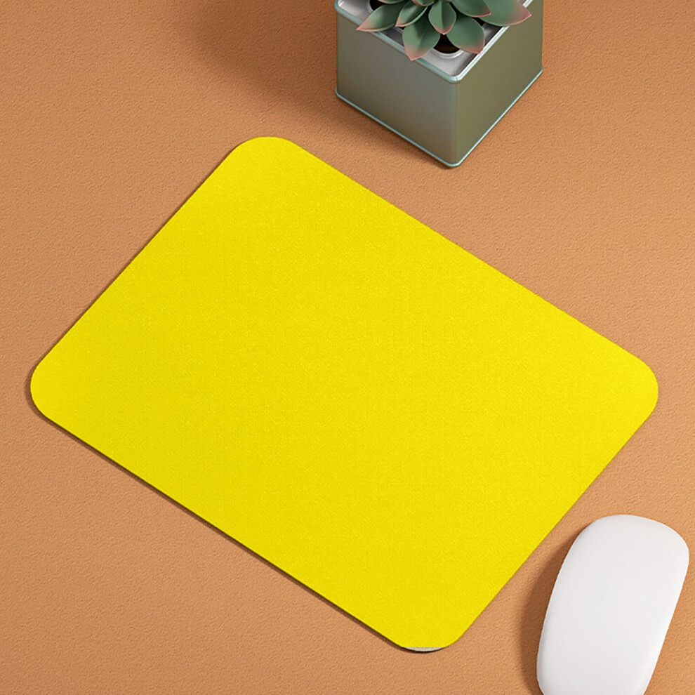 Mouse Pad Rectangular Solid-Color Large With Rubber Base 962029045830