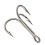50pcs Treble Hooks Carbon Steel 2/0#,1#,3#,5#,7# 6