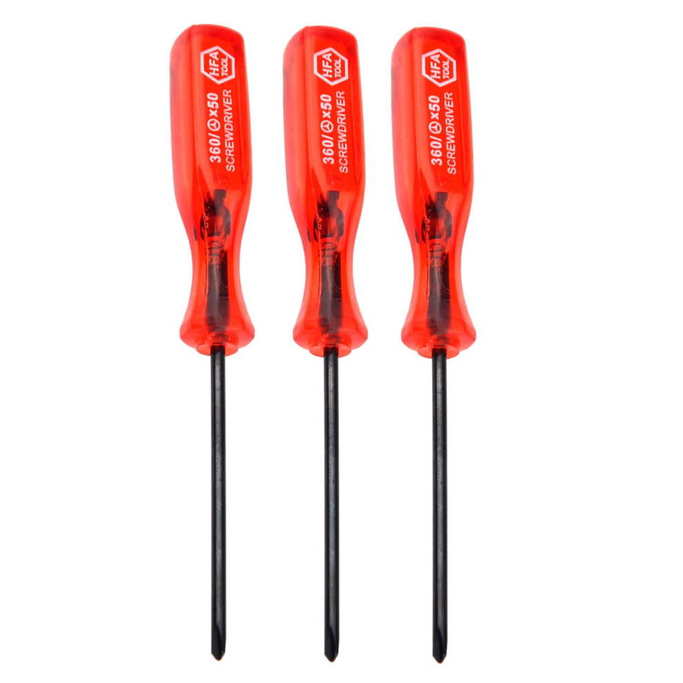 3Pcs Triangle Y Tip Screwdriver Set In Red For Precision Electronics Repair 9496895163783
