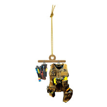 Pendentif décoratif double face en acrylique Sunxin pour outils d'électricien, 1 pendentif