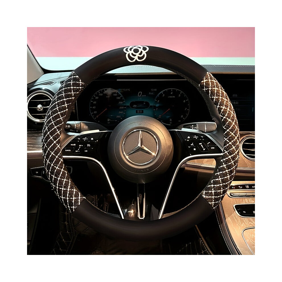 Breathable Linen Steering Wheel Cover Â Sweat-Absorbing, Anti-Slip, Universal Fit, Washable & Durable 9496895164148