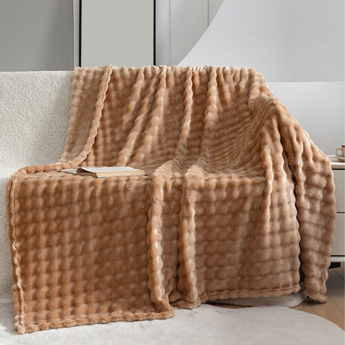 Fall Throw Blanket for Home Decor – Soft, Warm, Durable, Machine Washable (2840in, Coffee)