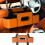 Car Seat Organizer Behind Seat Orange 1 Pack 1