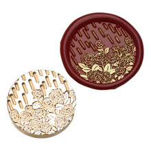Embossed Sealings Waxes Stamp Head Brass Sealing Stamp Seal Stamp Head Replacement for Envelope Sealing Greeting Card