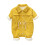 Toddler Jumpsuit Soft Thick Warm Yellow 1