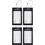 Metallbagageetiketter för resväskor – Svarta 4-pack 1