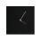 Nordic minimalist silent Klein blue or black wall clock battery powered 1