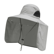 Pălărie tip găleată, pălărie casual cu protecție solară, pentru plajă, camping, alpinism, sport, femei, bărbați, gri deschis