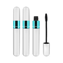 2PCS 2 In 1 Womens Makeup Mascara for Natural Lengthening and Thickening No Clumping 4D Silk Fiber Mascara