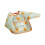 Baby bib full sleeve adjustable reversible pattern for 6-18 1