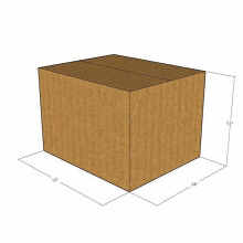 17" x 14" x 12" Corrugated Boxes 32 ECT (Pack of 10-17x14x12) | Quality moving boxes. Great for shipping boxes for Business, office or home.