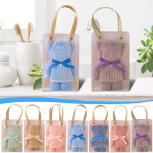 Cute Bear Towel – High-Density Soft Plush Towel for Babies & Gifts, Compatible with Baby Showers
