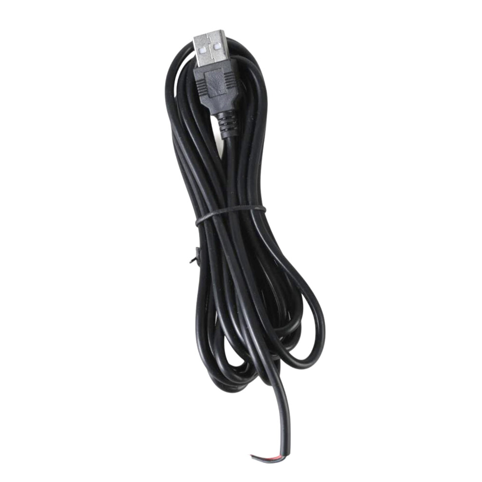 Usb Male To 2Pin Pigtail Cable Power Cord 22Awg Bare Open End Extension Wire Supports 5V 3A Power Supply 9329345282133