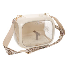 Lightweight Plastic Bird Carrier Bag with Stable Interior and Ventilation Holes for Travel