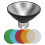 Diffuser Sock Compatible Reflector, Shadow Effects Enhanced Soft and Focused Light Output Narrow Light Beam Compatible with Godox AD M Fill Lights 1