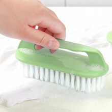 Household Laundry Brush Soft Bristle Plastic Shoe Cleaner Green Multi-Function