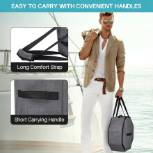 Oversized Hat Storage Box with Carrying Handles Large Capacity Hat Storage Bags for Laundry Room Tub Balcony