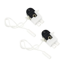 Conjunto prático de 2 interruptores de cordão. Interruptores de corrente fáceis de usar. Interruptores multifuncionais para diversas aplicações.