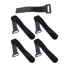 Conjunto de 5 tiras reversíveis ajustáveis e resistentes de 60 cm para equipamentos de atividades ao ar livre, barracas de camping, telas de