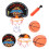 Väggmonterad basketkorgsset Multi PP Säker för inomhusbruk1 set 1