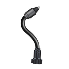 Adaptador de varilla de tornillo de 1/4" con cabezal de 17 mm, soporte ajustable para salpicadero para smartphones, tablets y cámaras, giratorio 360
