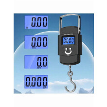 Digital Luggage Scale 110 lb Backlit LCD Tare Ergonomic Grip