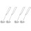 2 Pieces Whisk Egg Small Whisk Whipper Milk and Egg Beater 1