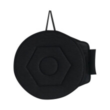 360 Degree Rotating Seat Cushion Breathable Gift Multipurpose Anti Slip Twisting Black