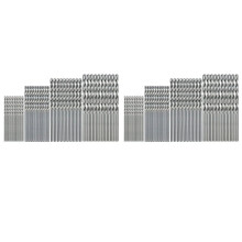 80-delige titanium spiraalboor set, kobalt metrische boren 0,5 mm - 2,0 mm voor metaal, roestvrijstalen set kleine boren