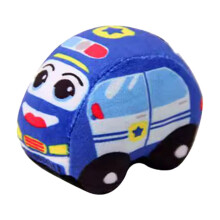 Chaveiro de pelúcia em formato de caminhão de bombeiros