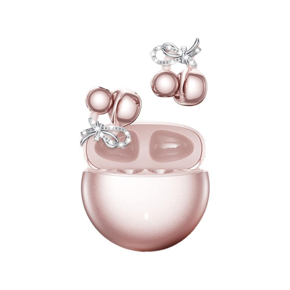 Open-Ear Headphones, Butterfly-Inspired Ear-Cuff Design, Stylish & Comfortable Clip-On Ear Bluetooth Buds, Earbuds 9340959182374