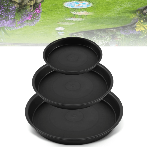 Round Stepping Stone Molds 10 11.4 12.6 Inch 3-Pack