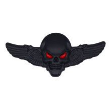 Skeleton Skull Emblems Badge Metal Decals Stickers Decoration for Car Trucks Motorbike Exterior Decoration