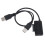 Καλώδιο USB2.0 σε 6+7 13 ακίδων Slimline Slim SATA με εξωτερικό καλώδιο τροφοδοσίας USB2.0 για 1