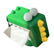 Opbergdoos voor tissues met krokodillenprint, stevig keukenaccessoire, decoratief huishoudaccessoire.