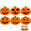 Σετ από 6 σουβέρ κολοκύθας για το Halloween, αντιολισθητικά, ανθεκτικά στη θερμότητα 1
