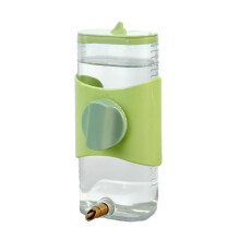 Distributeur d'eau suspendu pour cage, 300 ml, pour oiseaux, perroquets et petits animaux de compagnie. Abreuvoir Ă picots.
