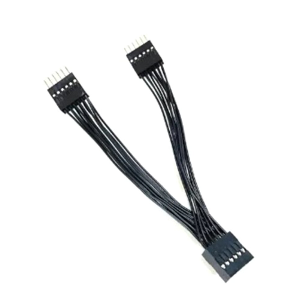Usb 11Pin Splitter Cable For Two Devices Connection For Computer Mainboard Stable Data Transfer And Charging Cord 9193271010272