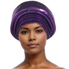 AWZXDE Caipín Fillte Turban Stílmhar do Mhná, Scairf Seál, Clúdach Ceann Lonrúil Dath Soladach le haghaidh Caitheamh Ilúsáideach agus