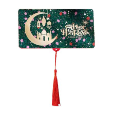 Enveloppe rouge pliable Pekkaxy à 10 emplacements pour cartes, motif créatif pour le festival du printemps, idéale pour offrir, décorer une table