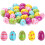 30-Pack 3" Printed Plastic Easter Eggs, Empty & Fillable, Compatible with Easter Basket Fillers 1